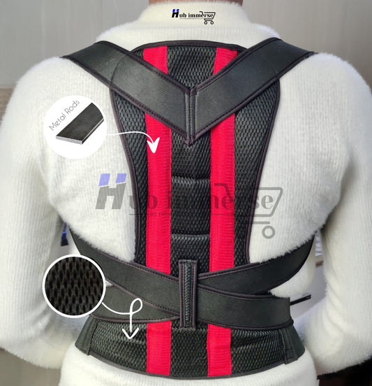 Posture belt, Posture corrector belt, Back support belt, Backbone Belt, Spine Support Belt, Back Pain Relief Shoulder Back Support Belt